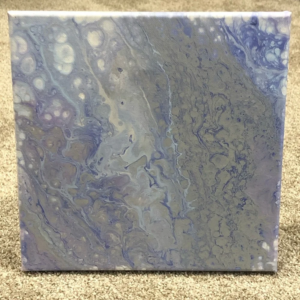 Abstract Acrylic Pour Canvas Art